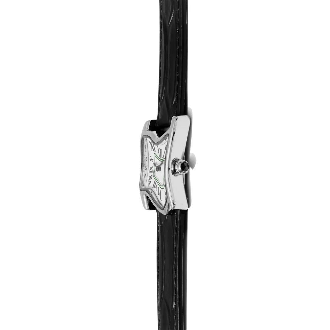LAPHONT MELTING SQUARE WATCH SMALL FACE SILVER