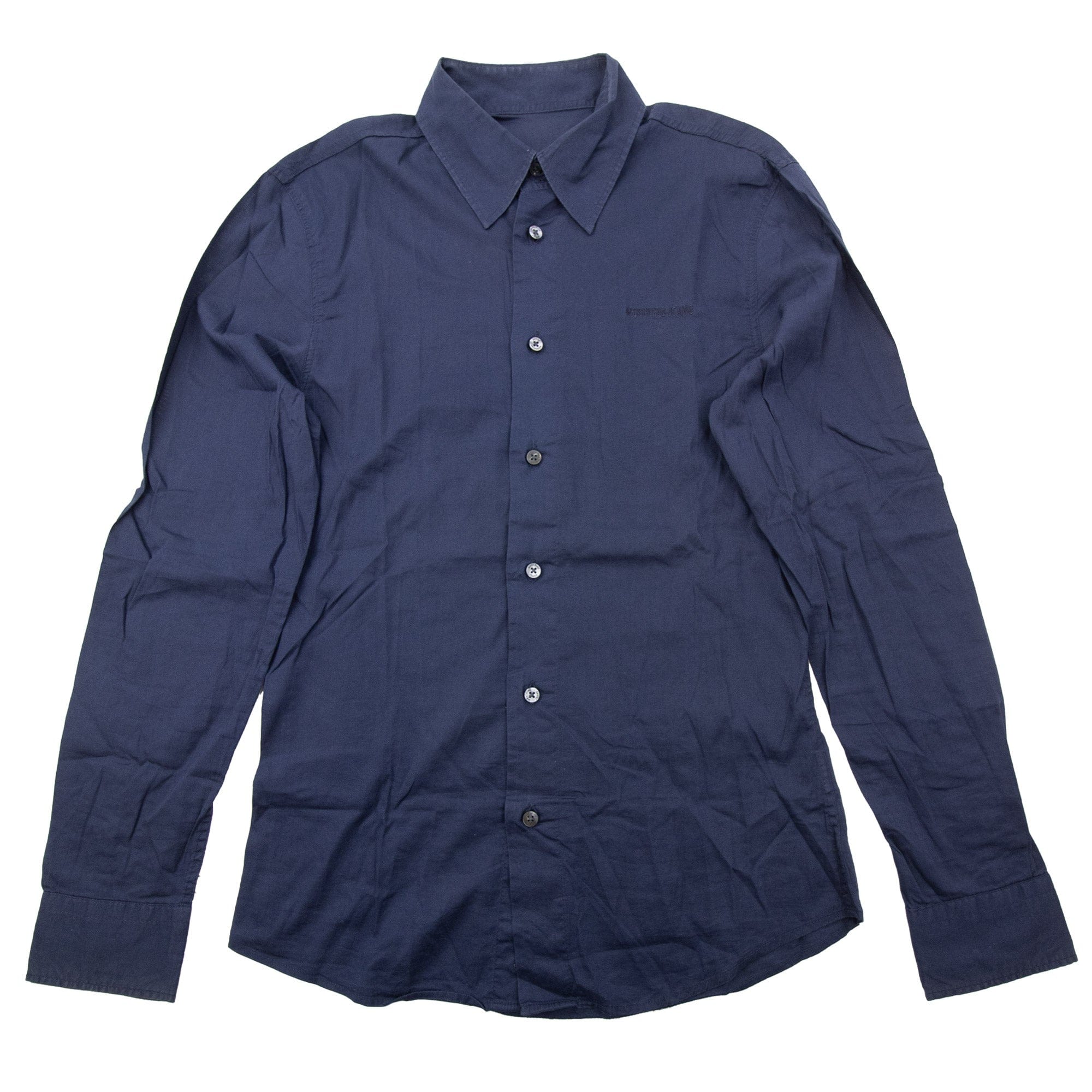 Pre-Loved Slim fit Shirt Navy Medium