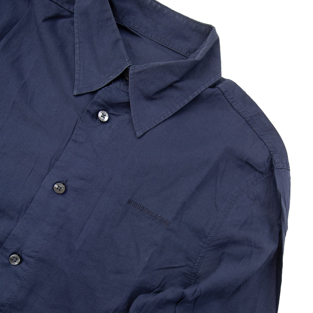 Pre-Loved Slim fit Shirt Navy Medium