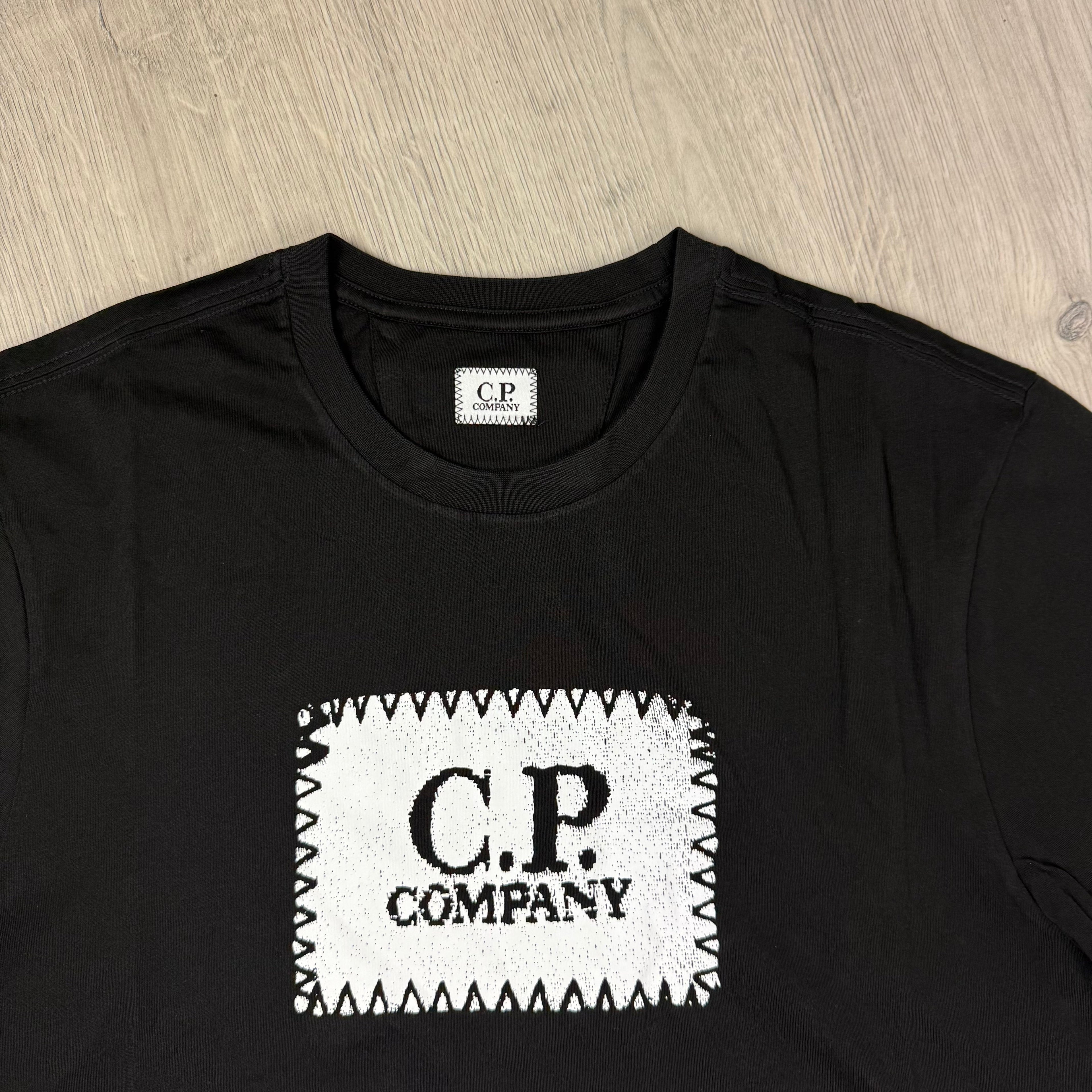 CP Company Stamp T-Shirt - Black