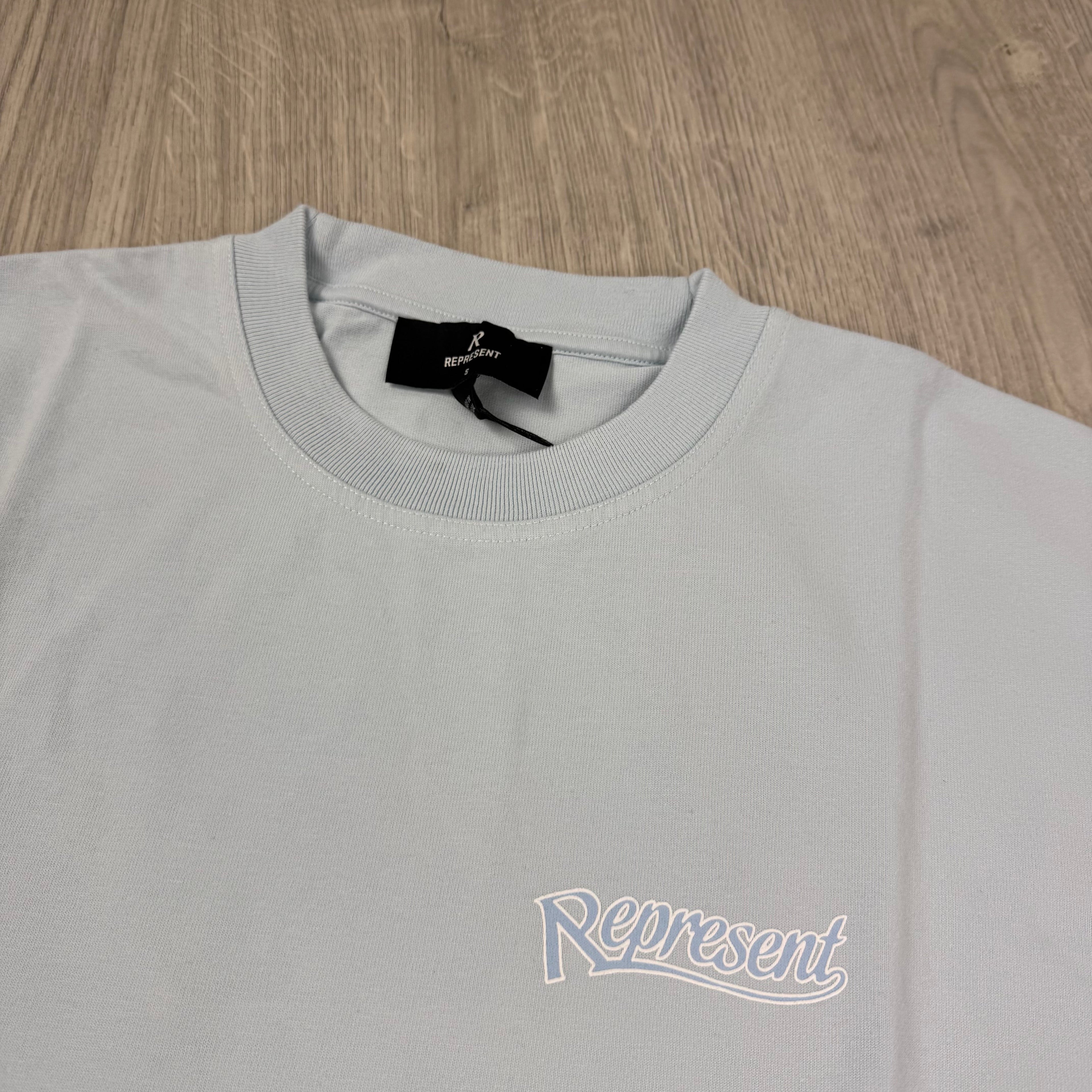 Represent 'Showcasing' T-Shirt - Cloud