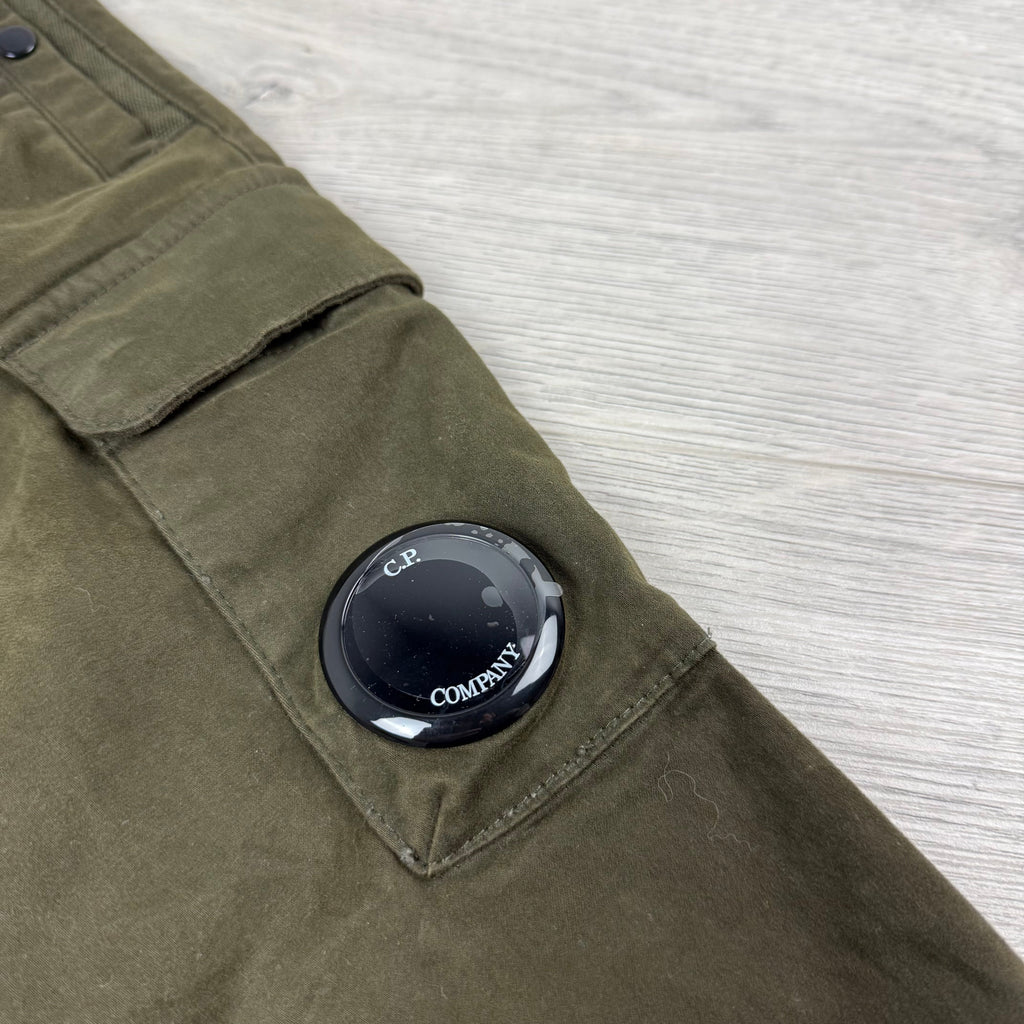 CP Company Junior Cargo Trousers - Ivy Green