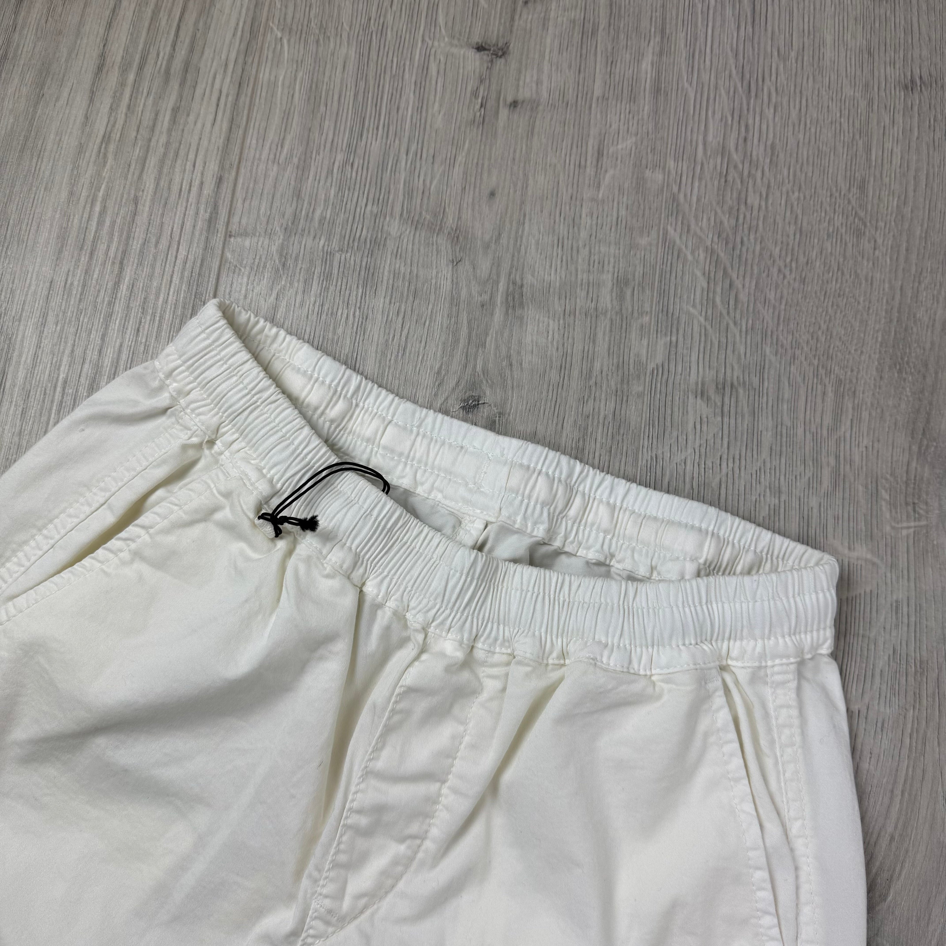 CP Company Junior Cargo Shorts - White