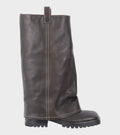 Leather Boots Mocha Brown