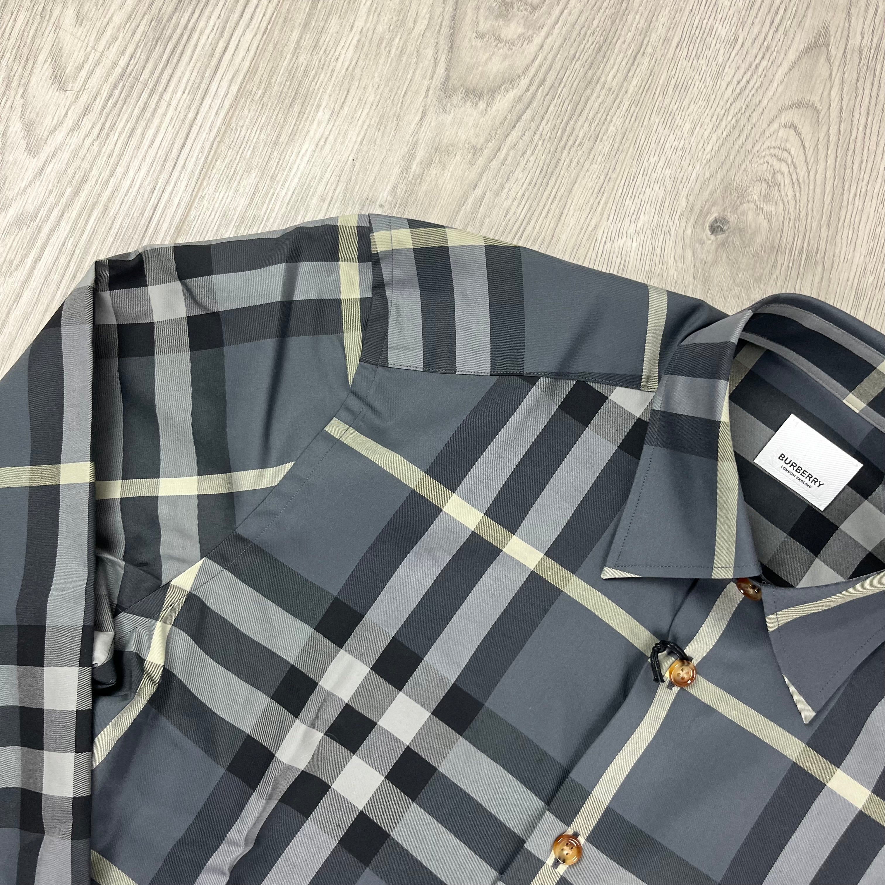 Burberry Check Shirt - Grey