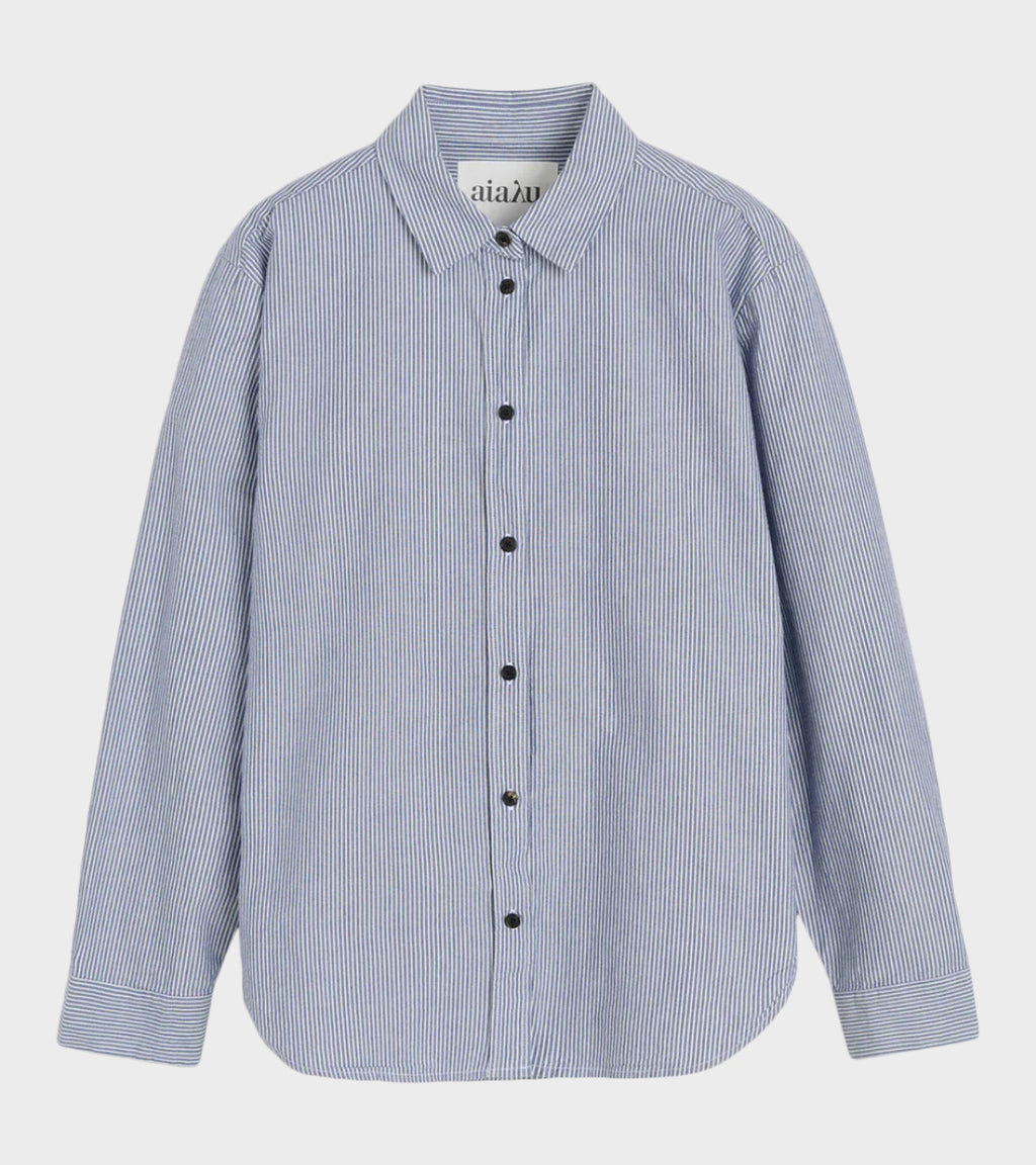 Paulina Shirt Striped Mix Blue Boy