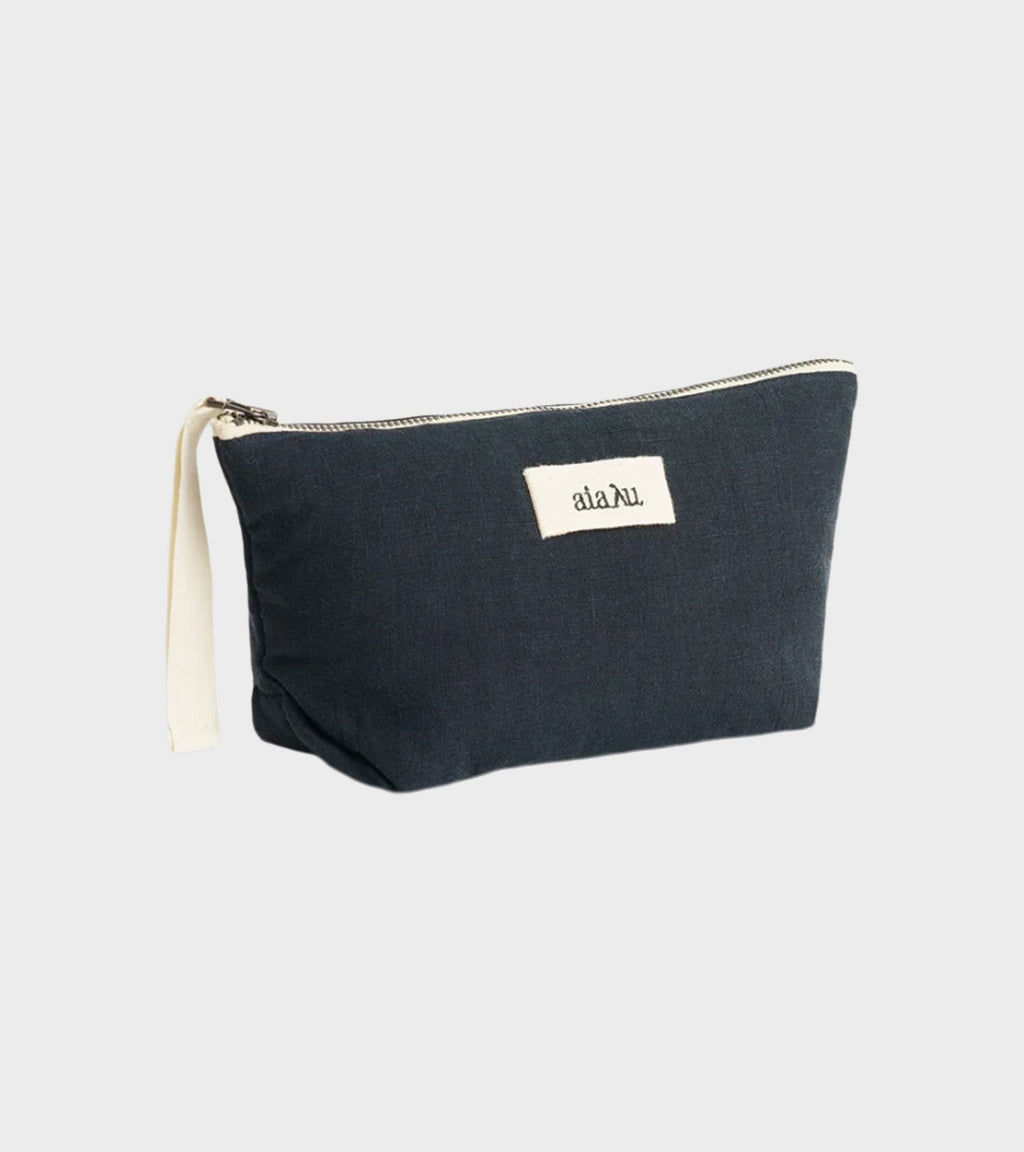 Pouch Linen Mini Navy