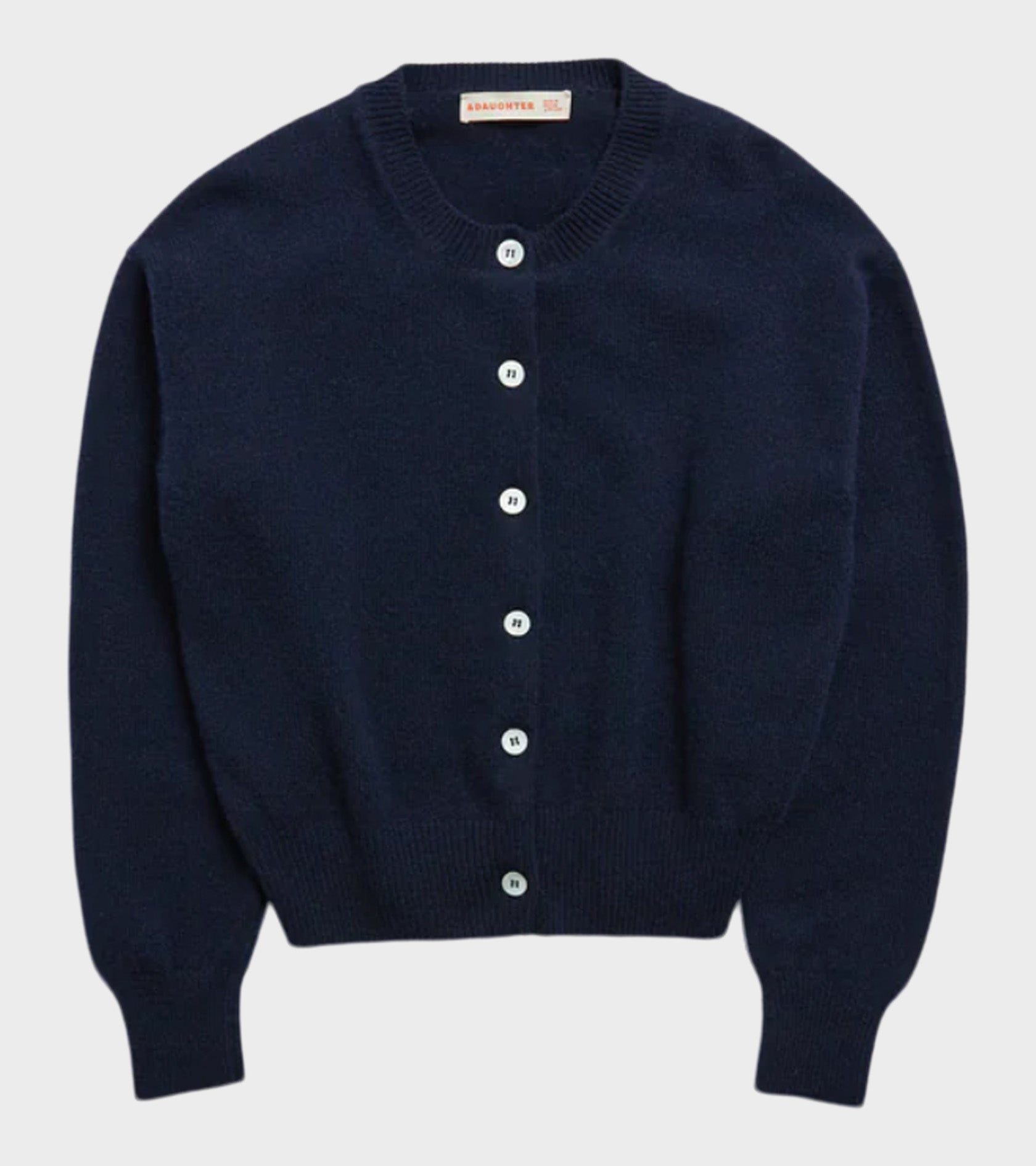 Ada Crewneck Cardigan Navy