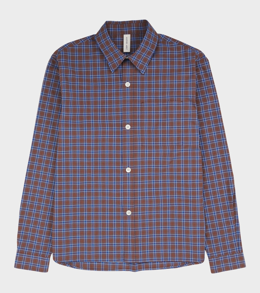 Another Shirt 4.0 Brown/Blue Check