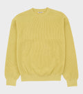 Flat Yarn Rib Knit P/O Dusty Yellow