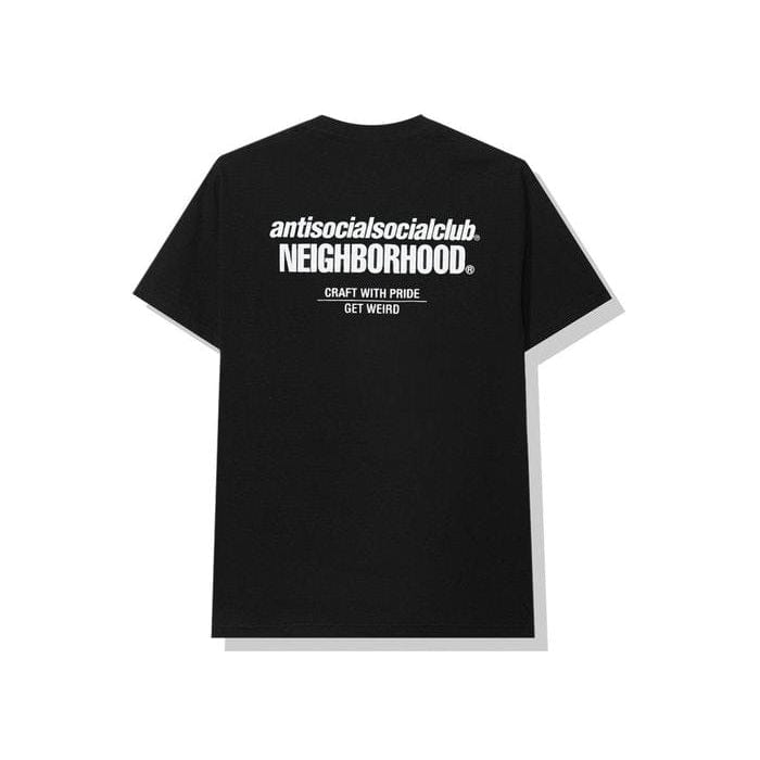 ANTI SOCIAL SOCIAL CLUB X NEIGHBORHOOD CAMBERED TEE BLACK