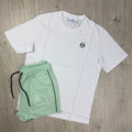 Sergio Tacchini Holiday Set - White/Birds Egg Green