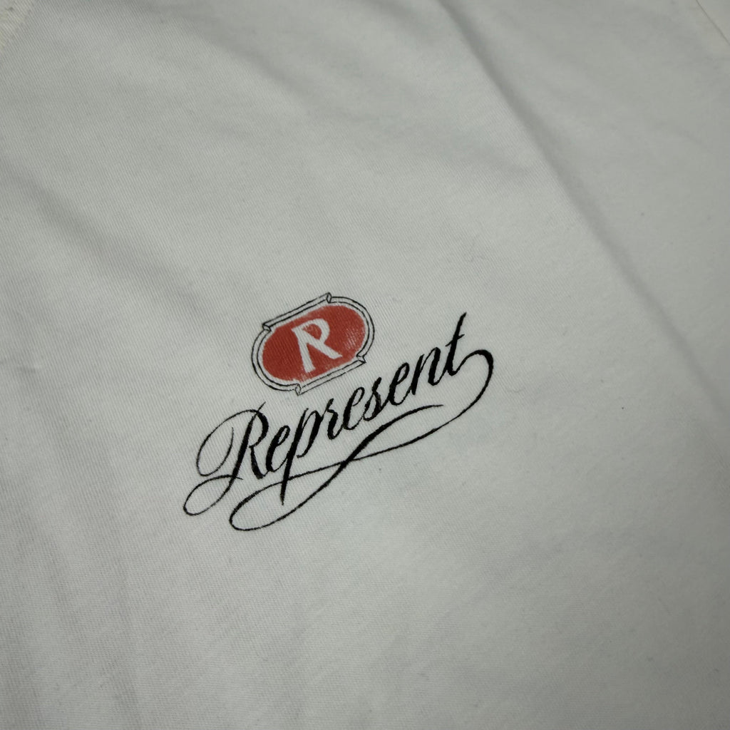 Represent 'Grand Vintage' T-Shirt -  Aged White