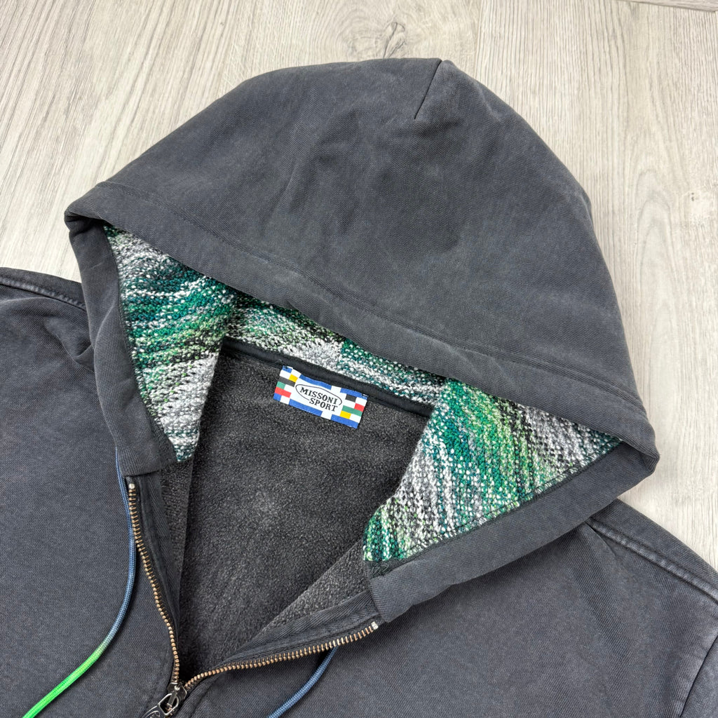Missoni Sport Zip Hoodie - Black