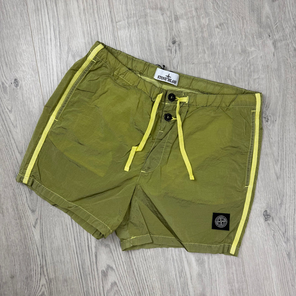 Stone Island Metal Swim Shorts - Lemon
