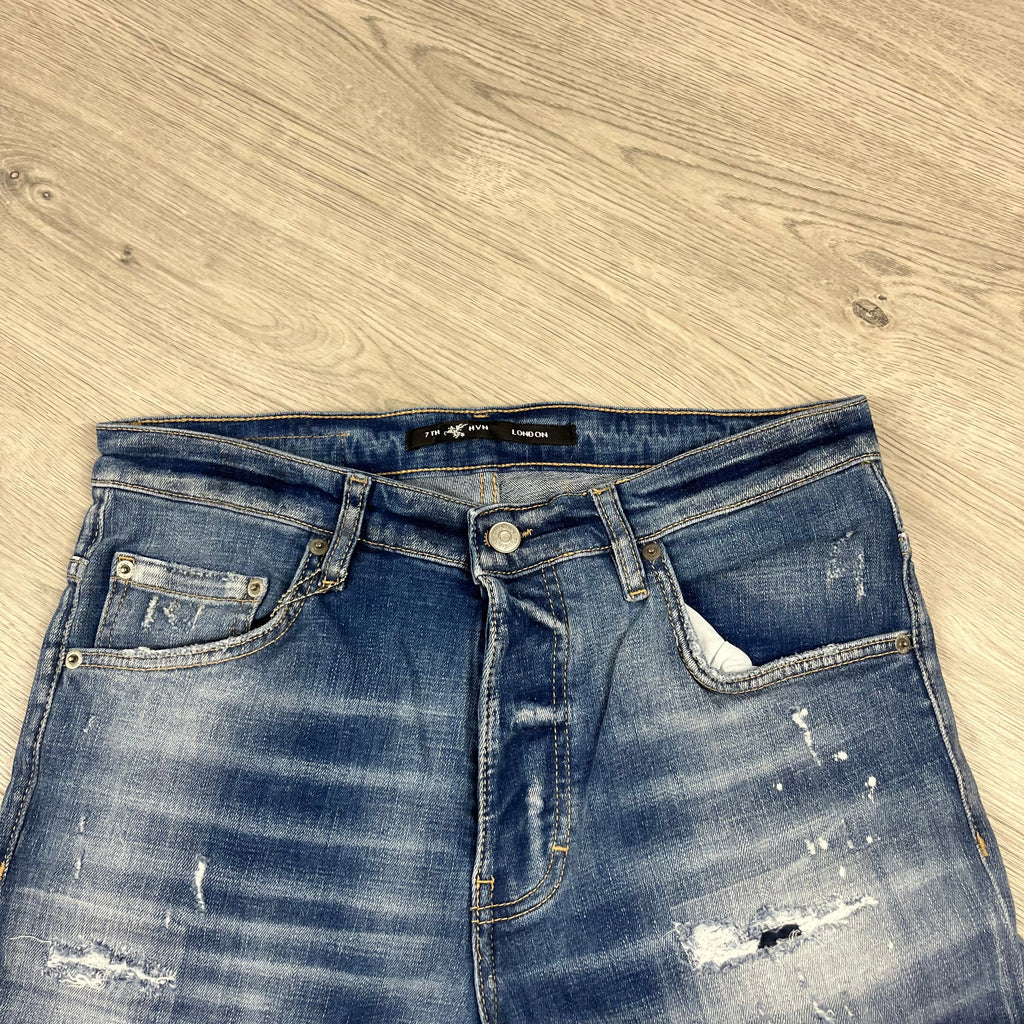 7TH HVN Slim Jeans - Blue