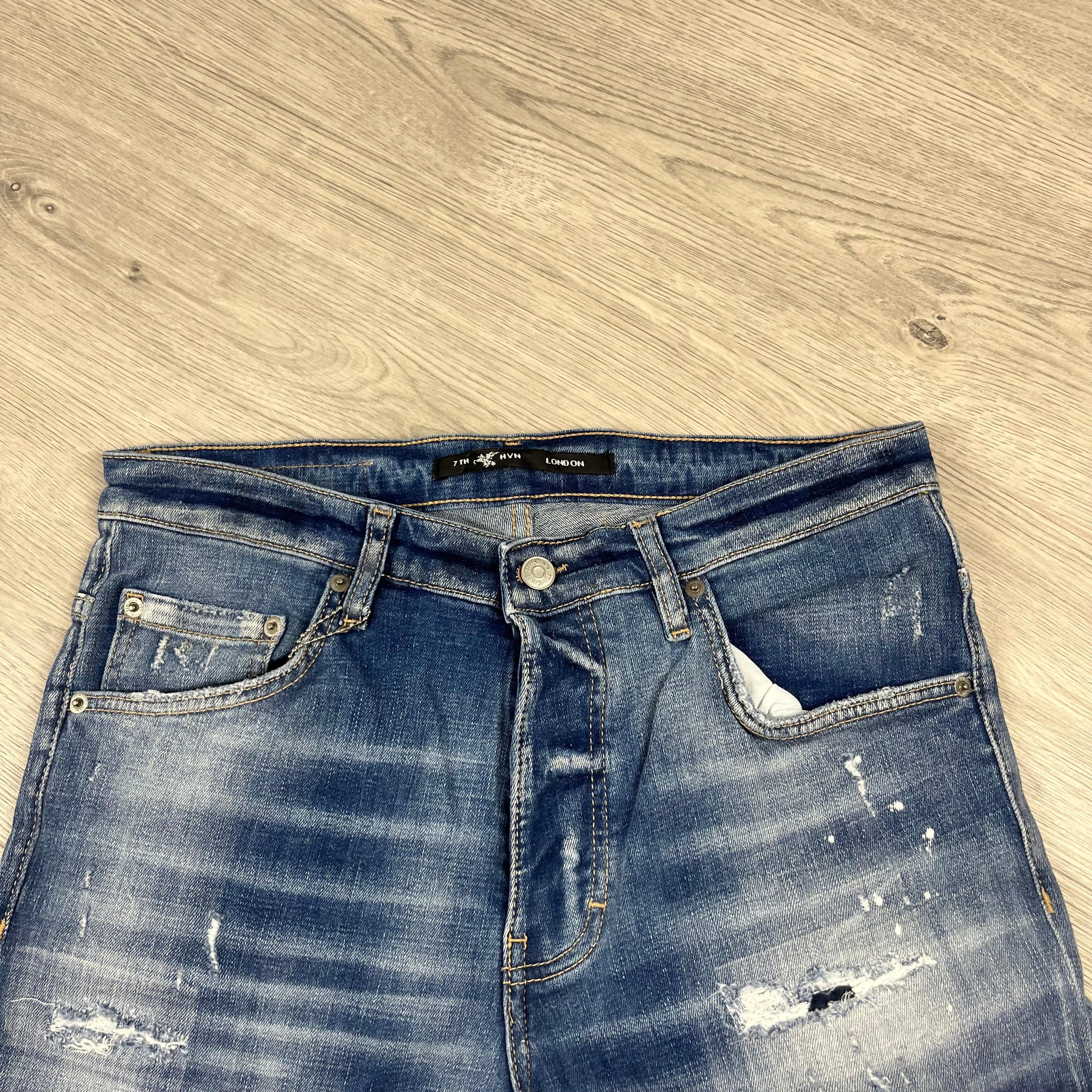 7TH HVN Slim Jeans - Blue
