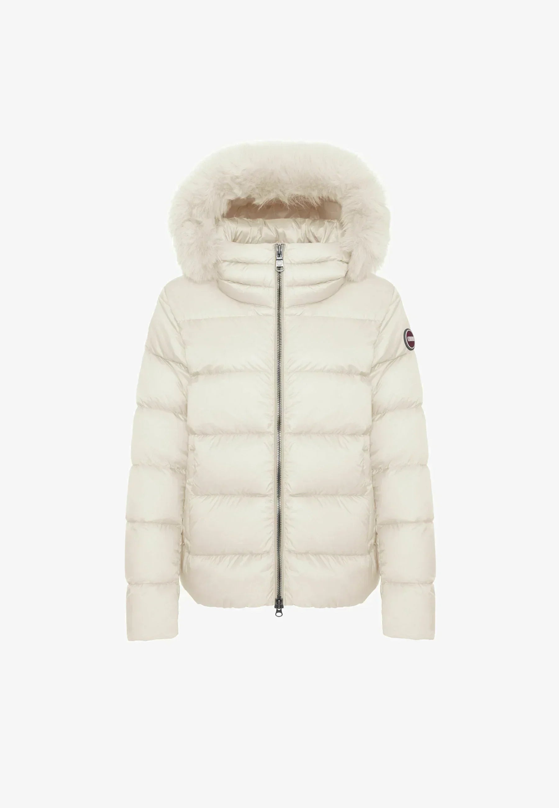 COLMAR DONNA CORTO BIANCO CON PELLICCIA