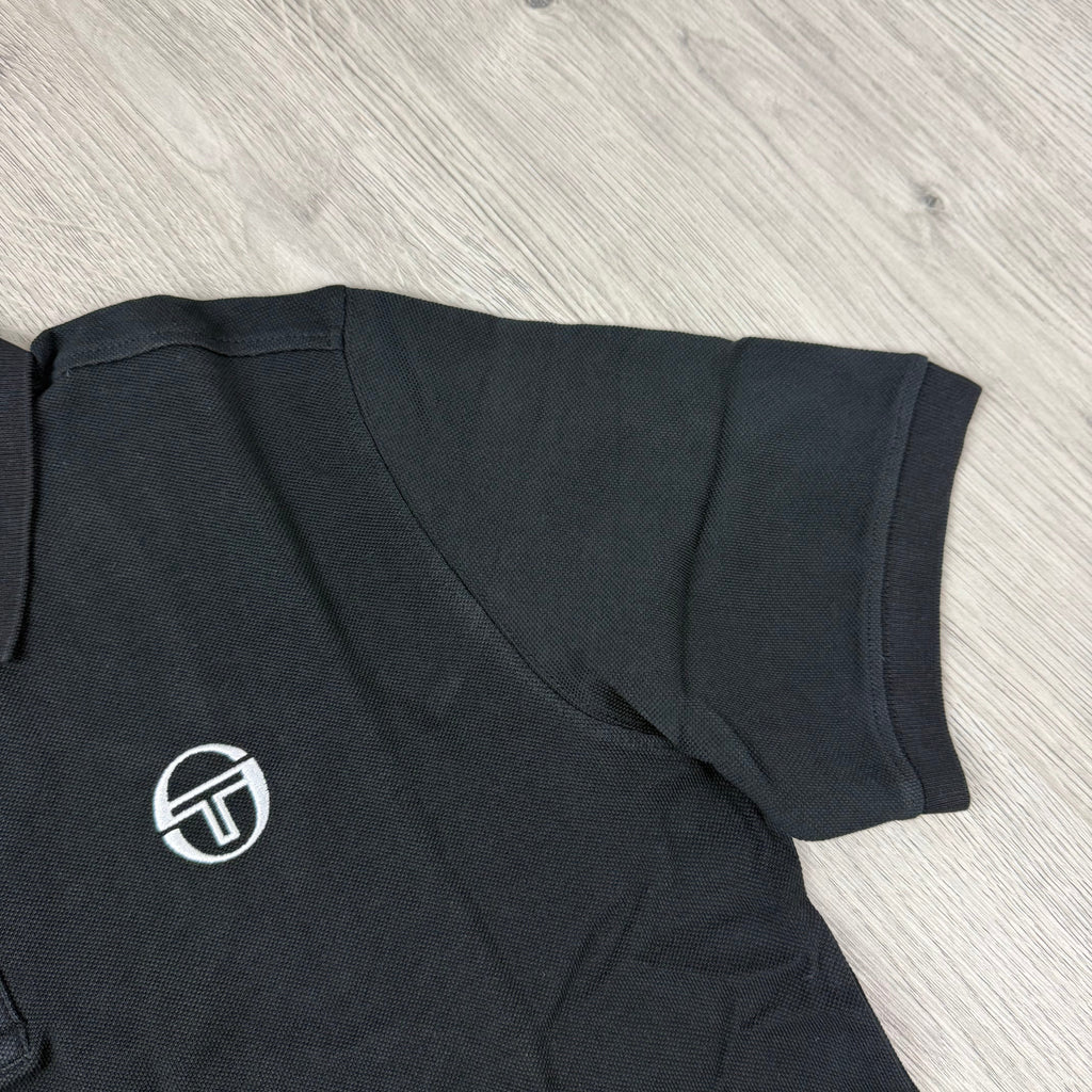 Sergio Tacchini 'Classica' Polo Shirt - Black