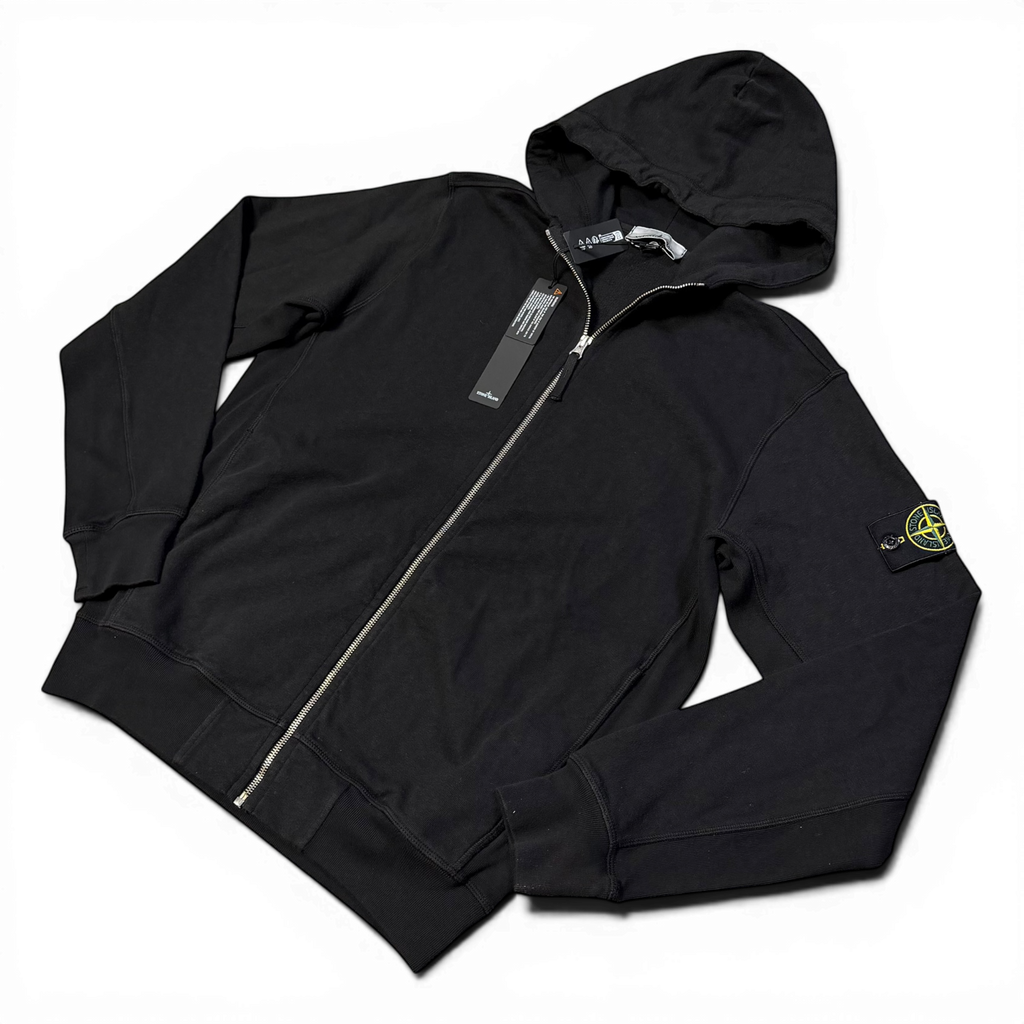 Stone Island Zip Up Garment Dye
