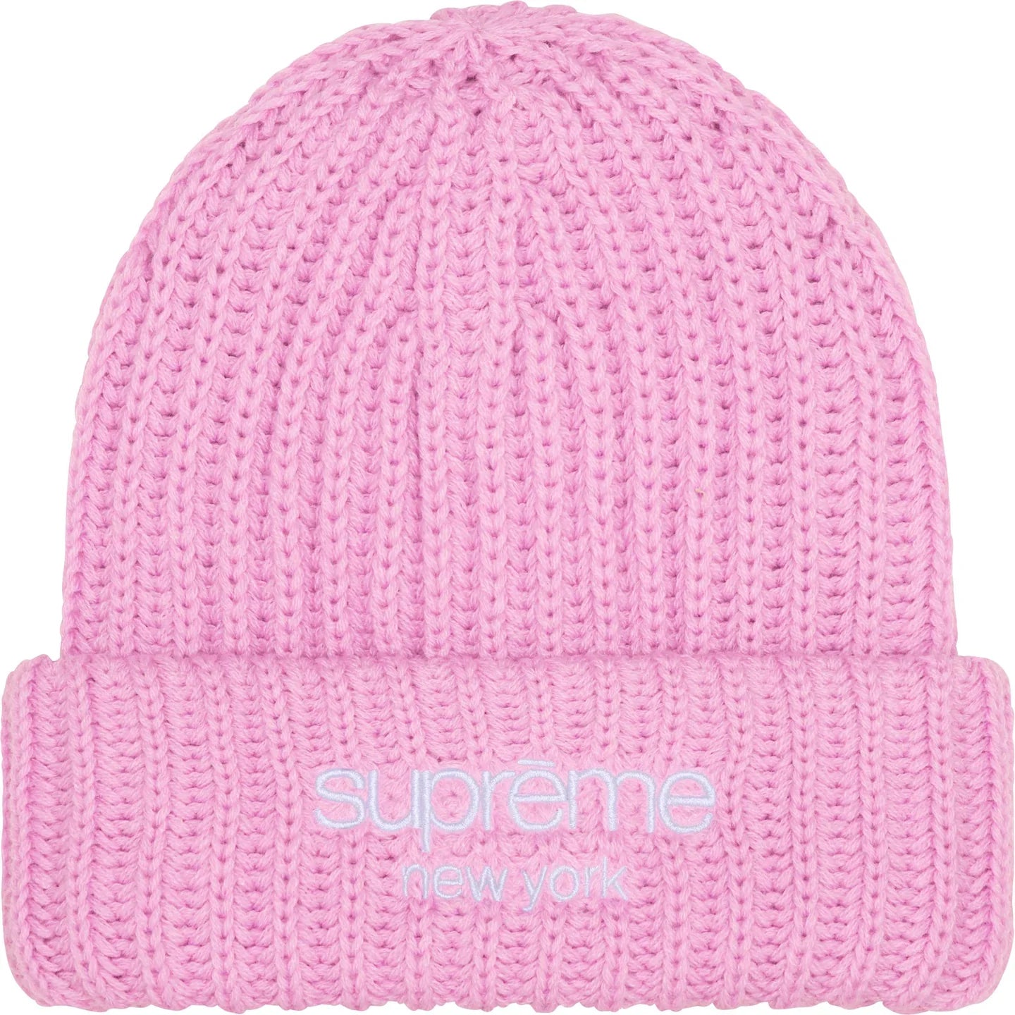 Supreme Chunky Knit Logo Beanie