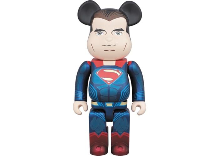 BEARBRICK SUPERMAN 400% NAVY/RED