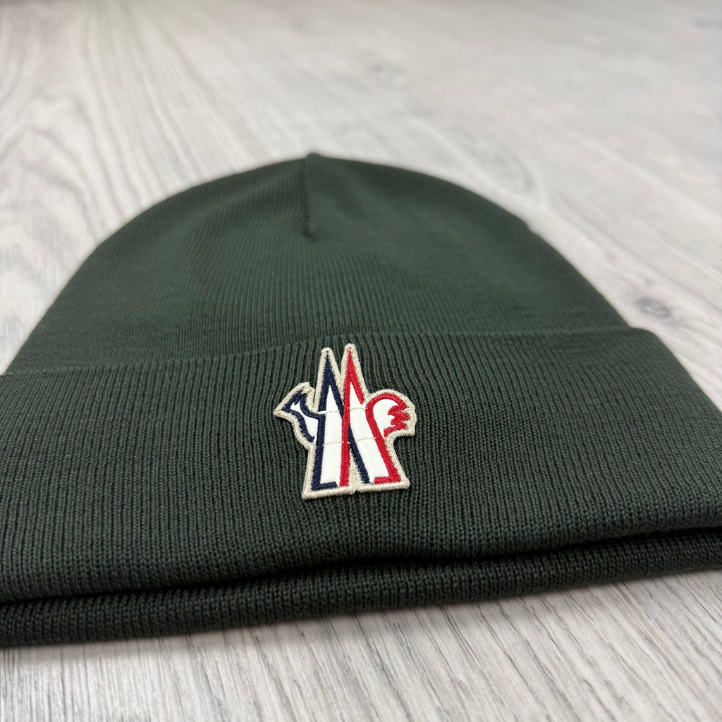 Moncler Grenoble Wool Beanie - Olive