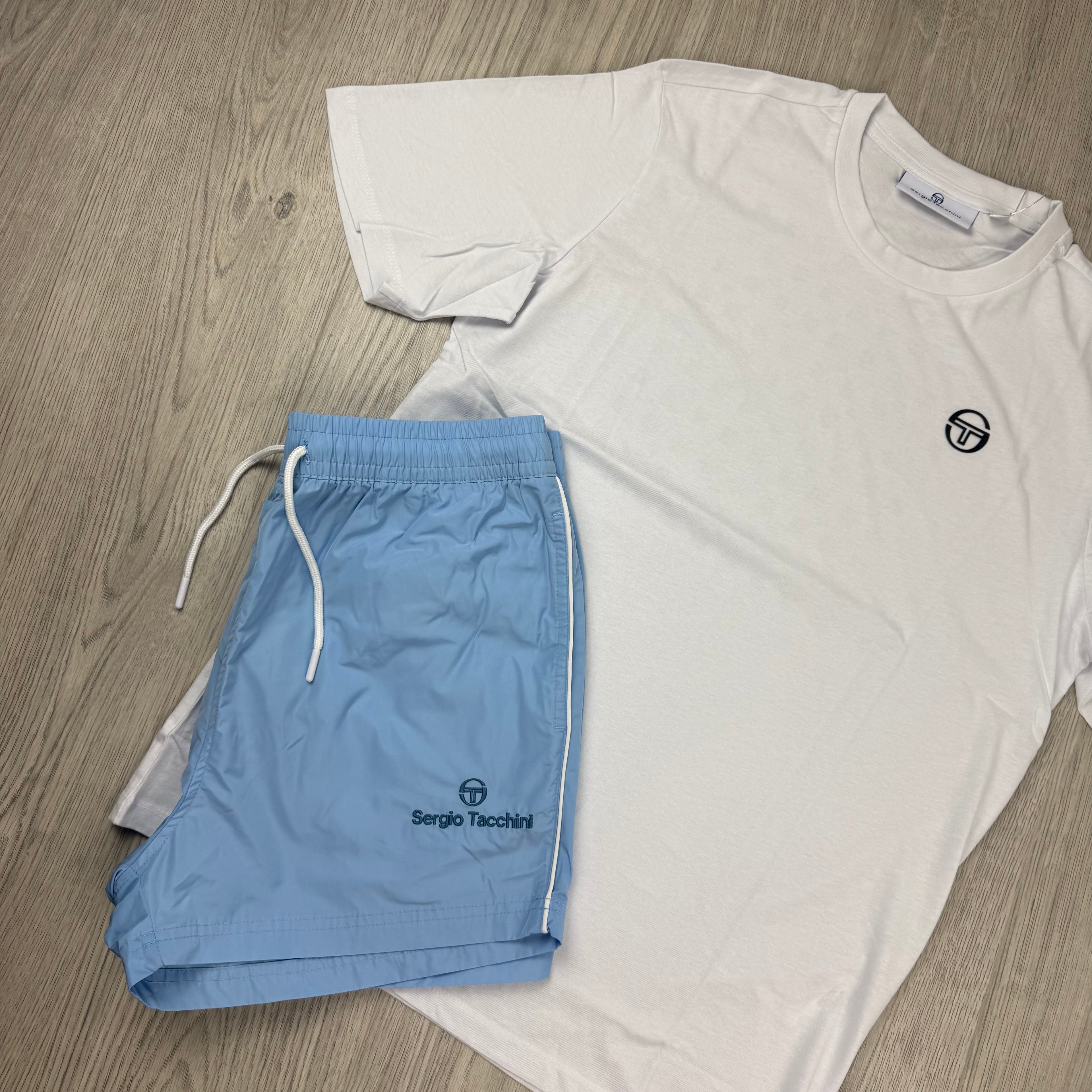 Sergio Tacchini Holiday Set - White/Bluebell