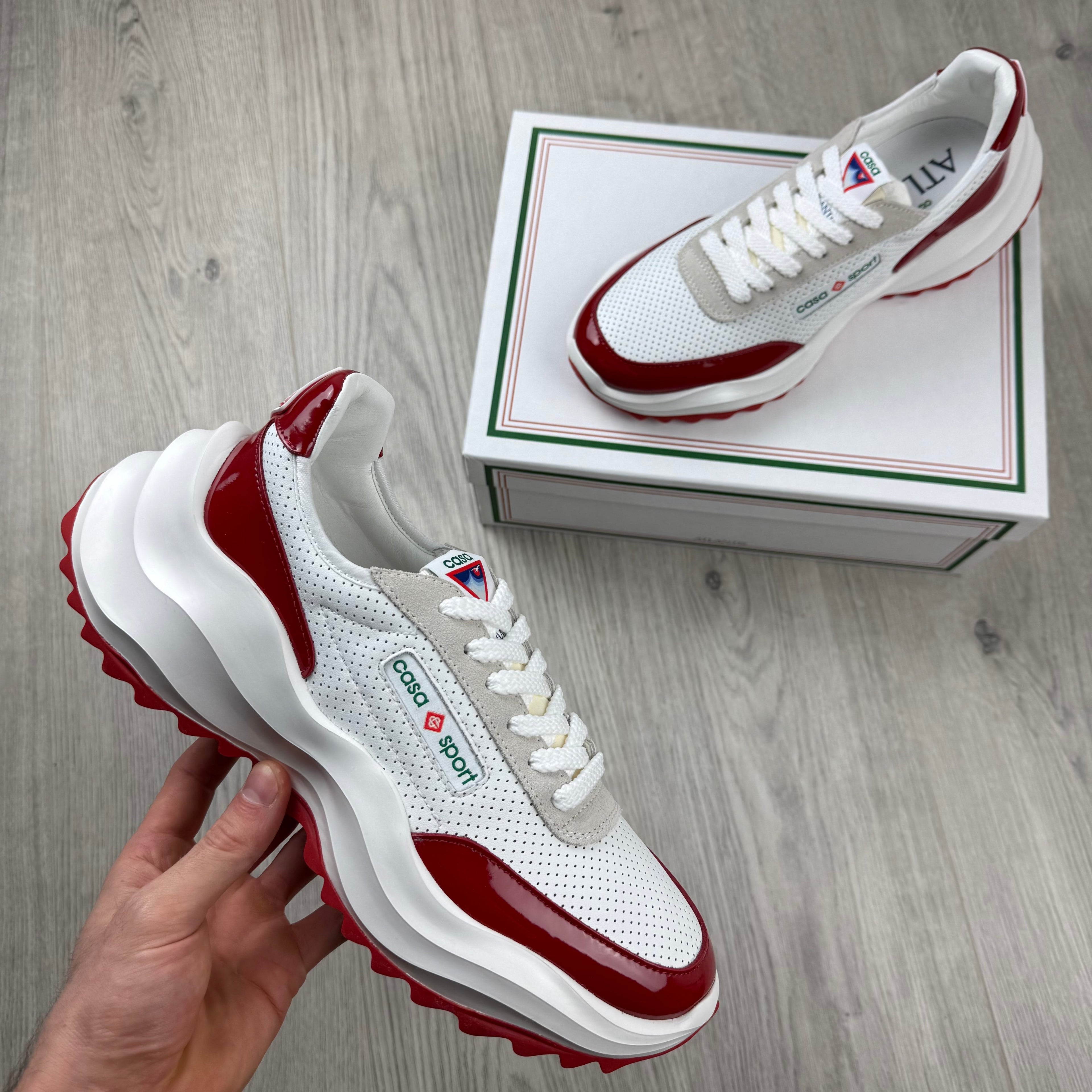 Casablanca 'Atlantis' Sneaker - White/Red