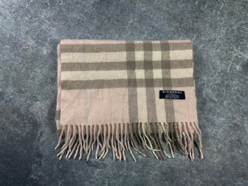 Burberry Cashmere Scarf Rose
