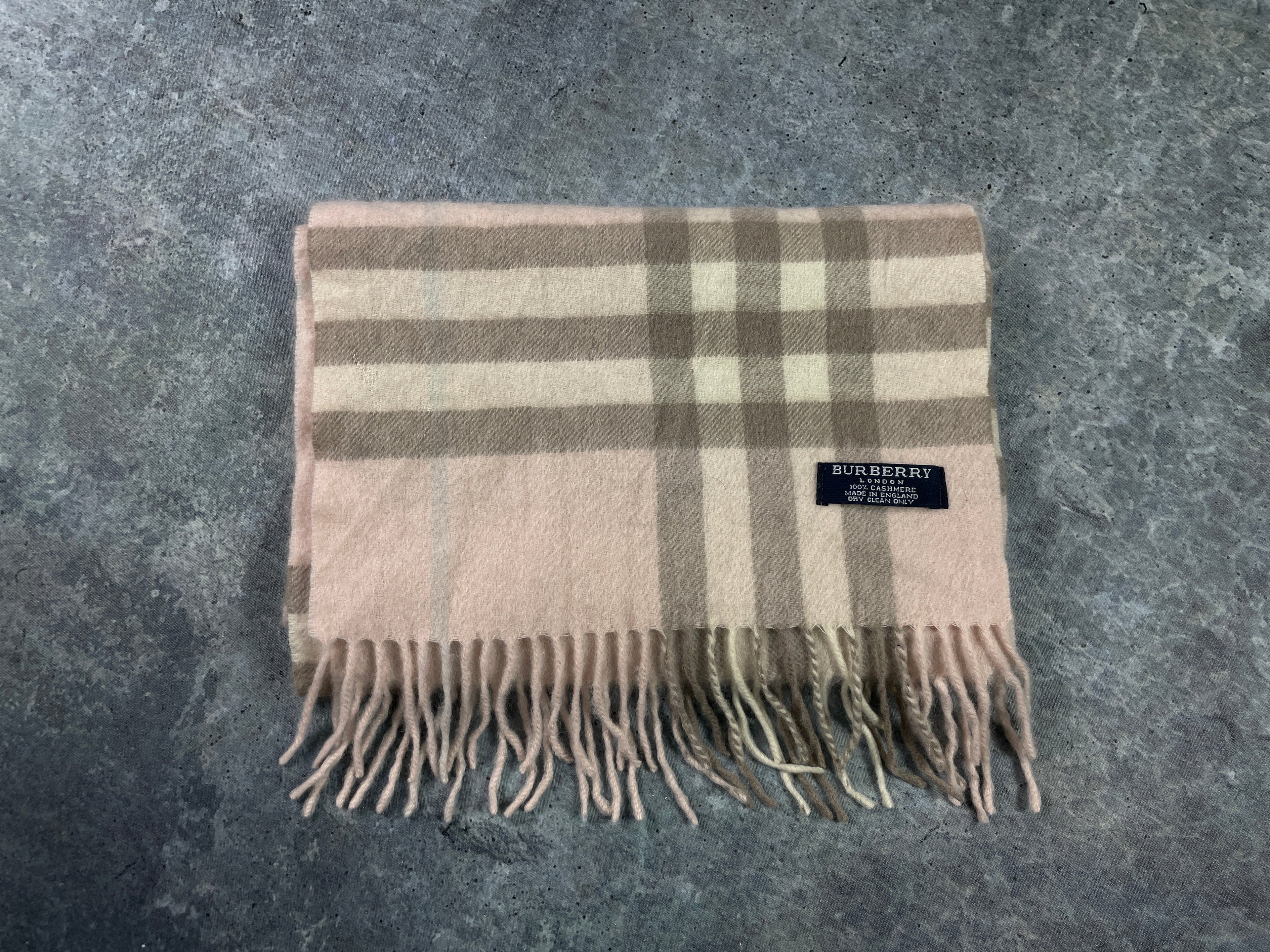 Burberry Cashmere Scarf Rose