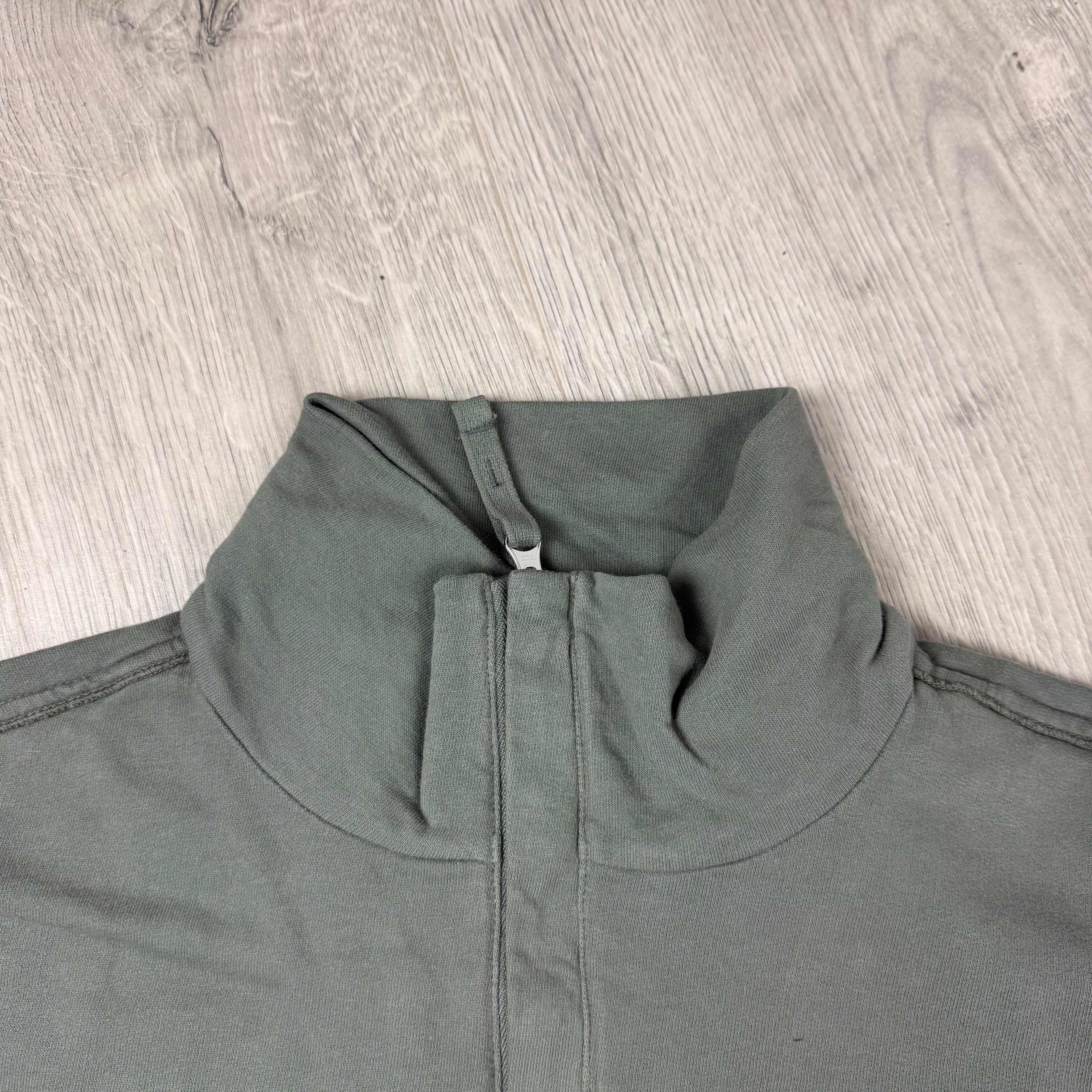 CP Company Light Fleece Zip Sweatshirt - Gunmetal