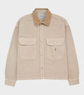 Prescott Shirt Jacket Garment Dyed String/Leather