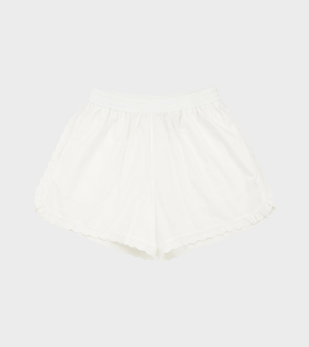 Japanese Cotton Poplin Martina Shorts White
