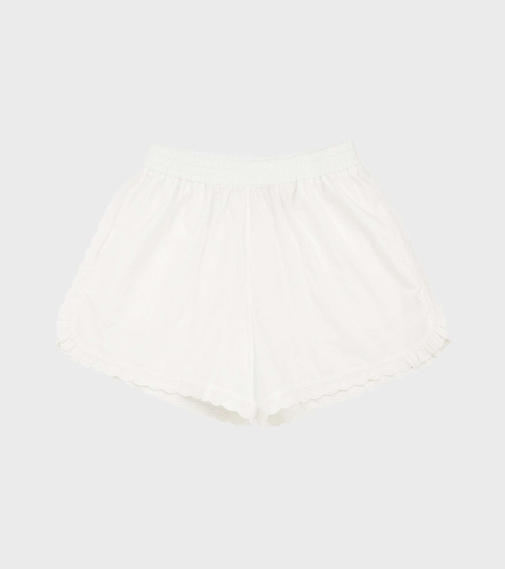 Japanese Cotton Poplin Martina Shorts White