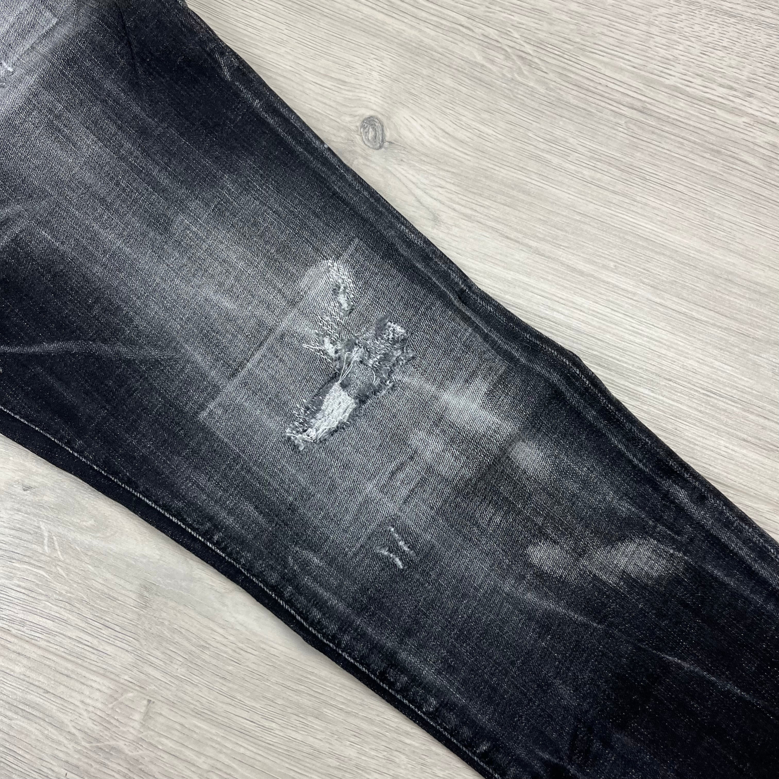 7TH HVN Slim Jeans - Black