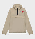 K-WAY Packable Half Zip Anorak Beige