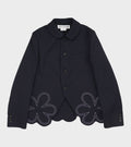 Flower Blazer Navy