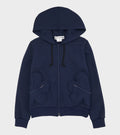 Flower Hoodie Dark Blue