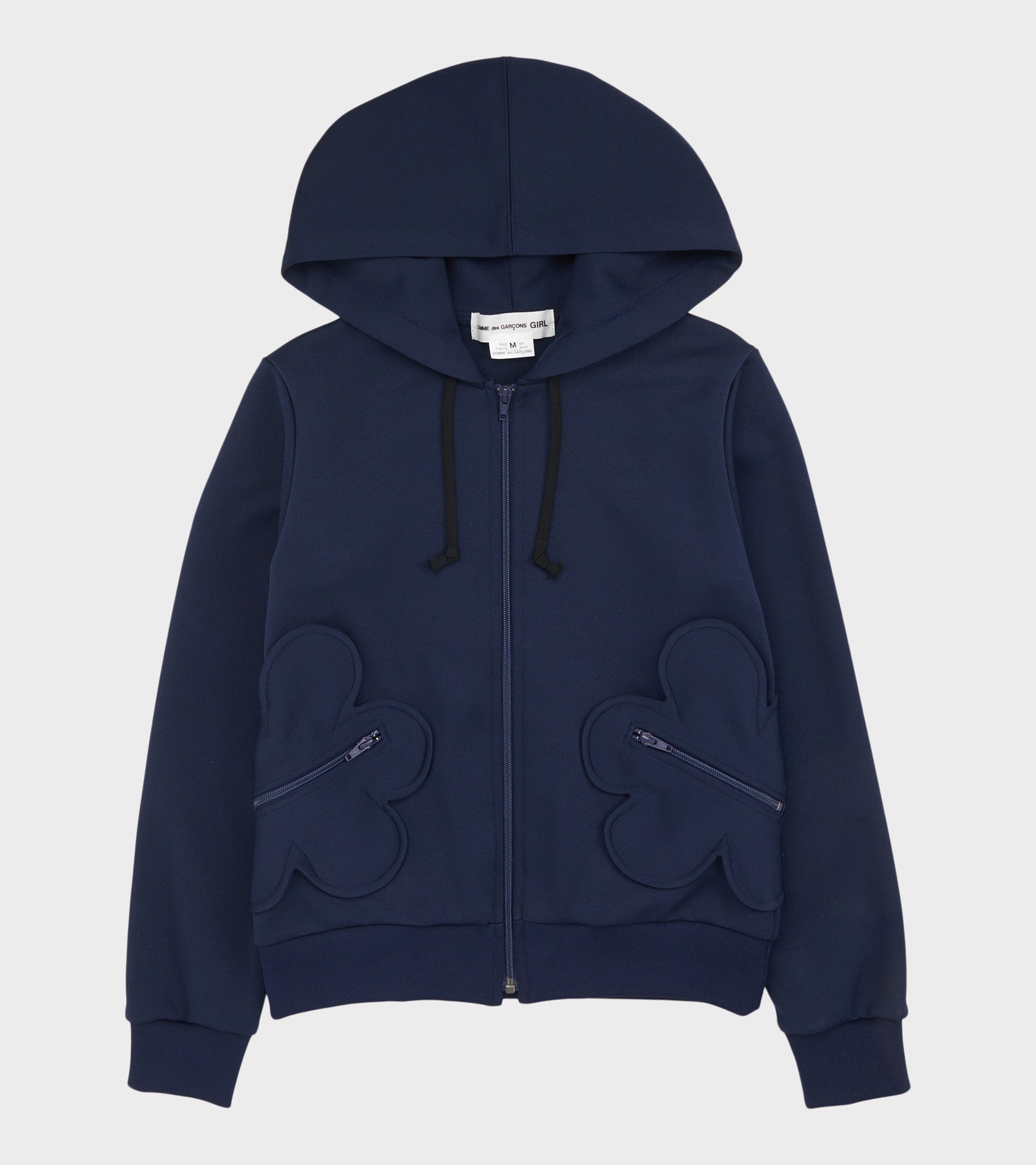 Flower Hoodie Dark Blue