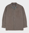 Checkered Cotton Blend Shirt Brown