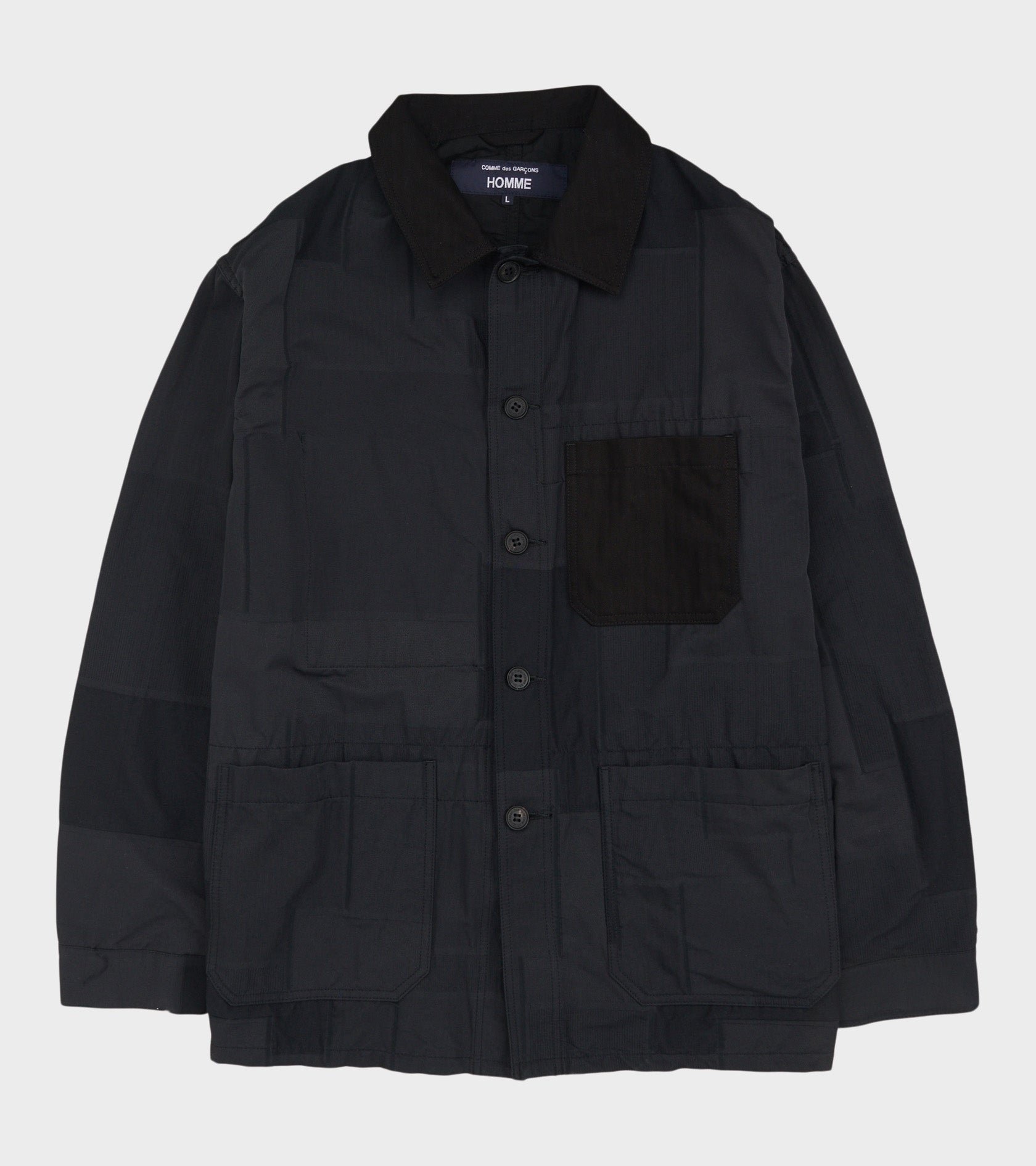 Patchwork Jacket Black