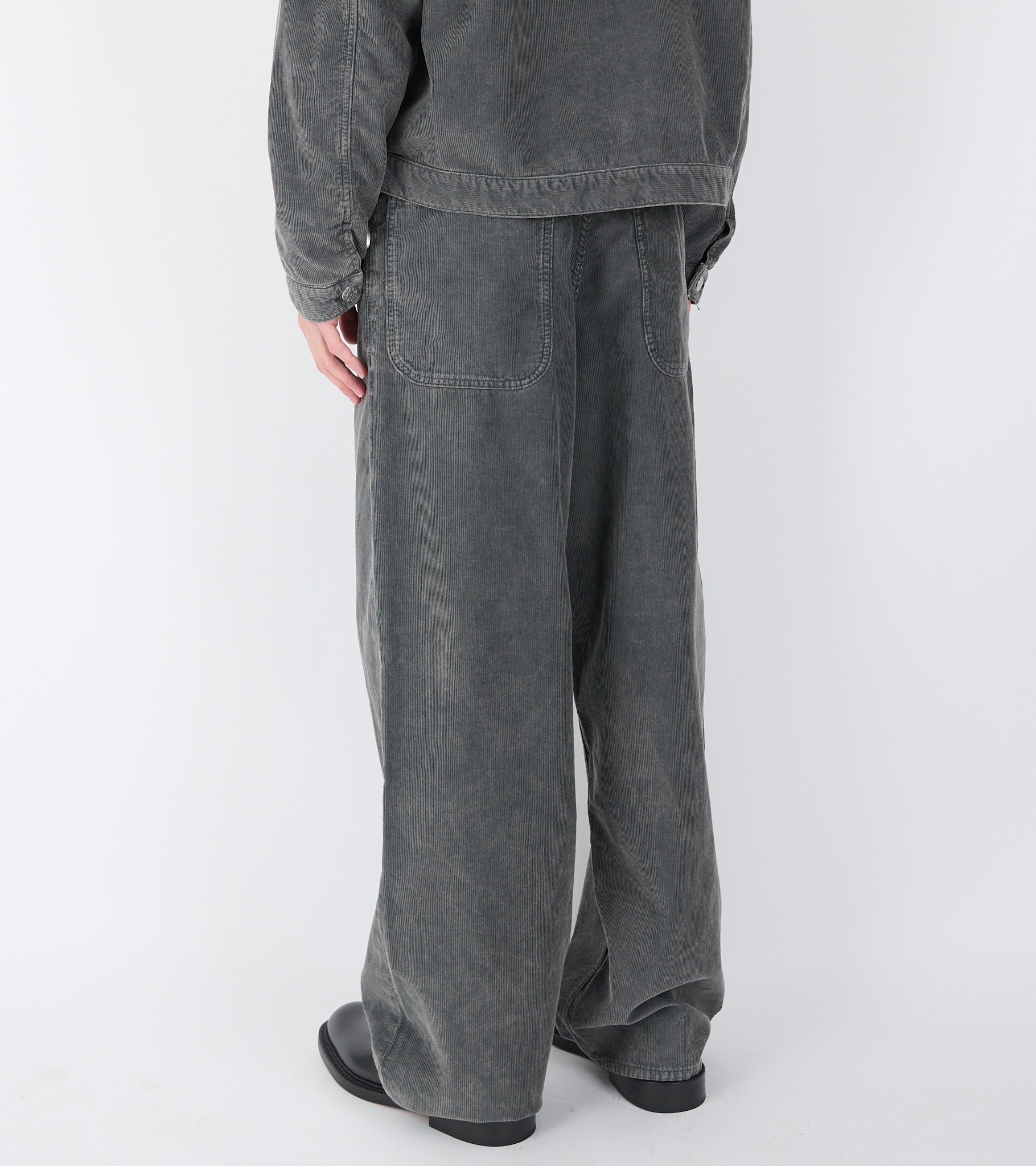 Super Wide Jeans Dark Grey