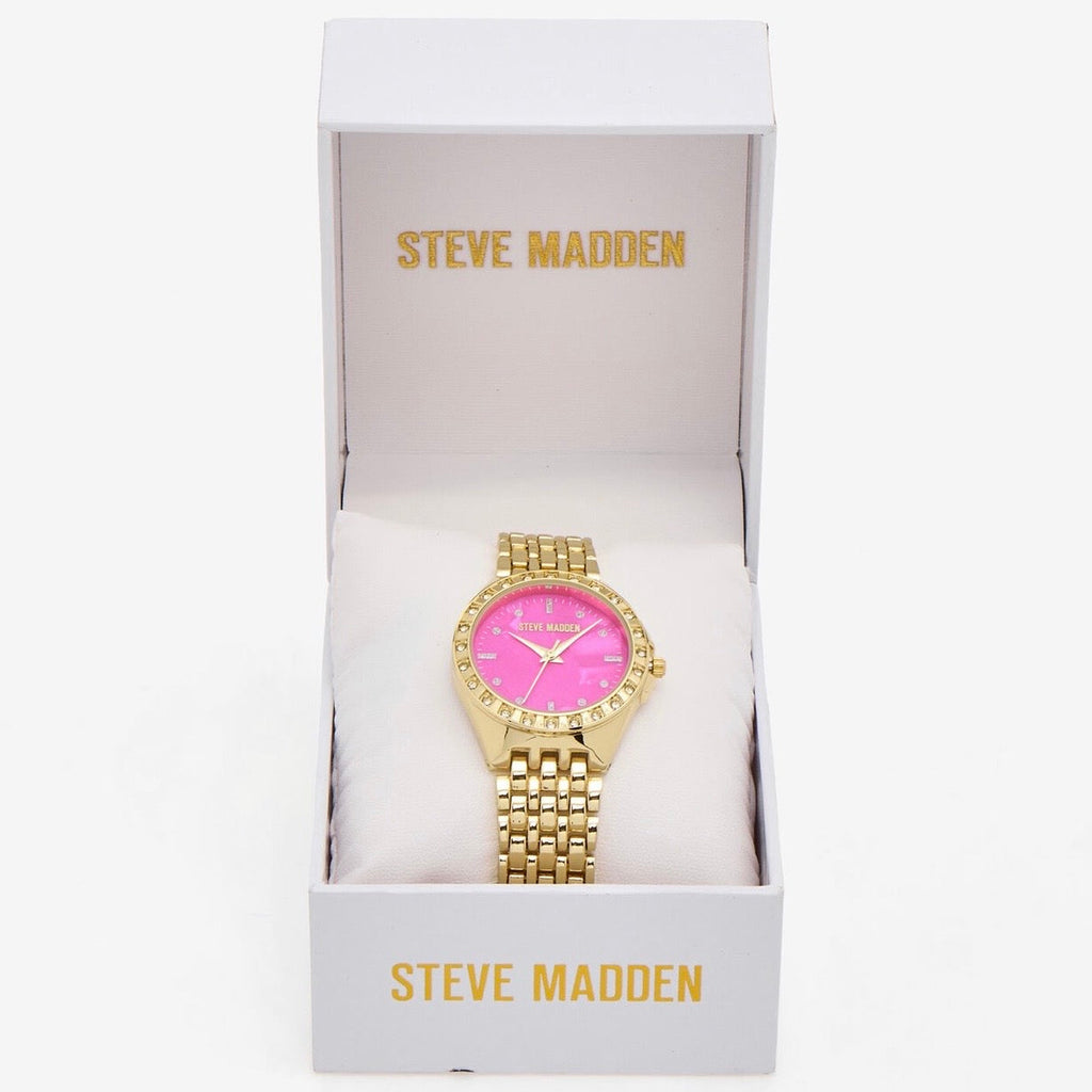 Womens Steven Madden Pink Watch