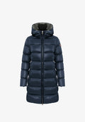 COLMAR DONNA BLU LUNGO CON CAPPUCCIO