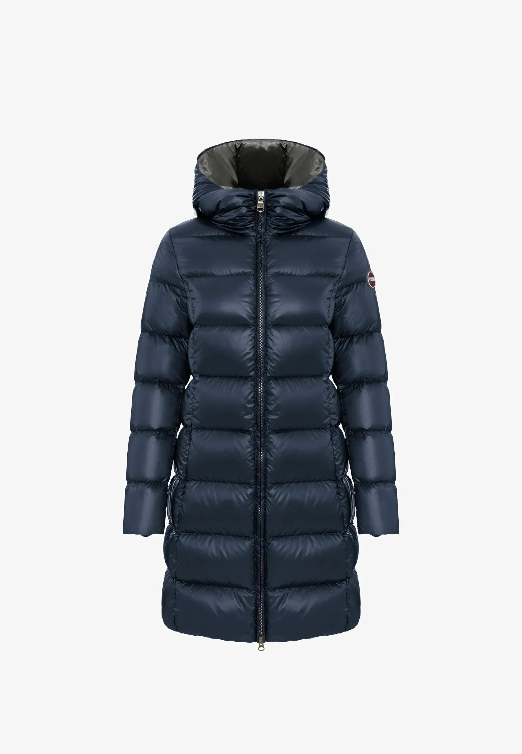 COLMAR DONNA BLU LUNGO CON CAPPUCCIO