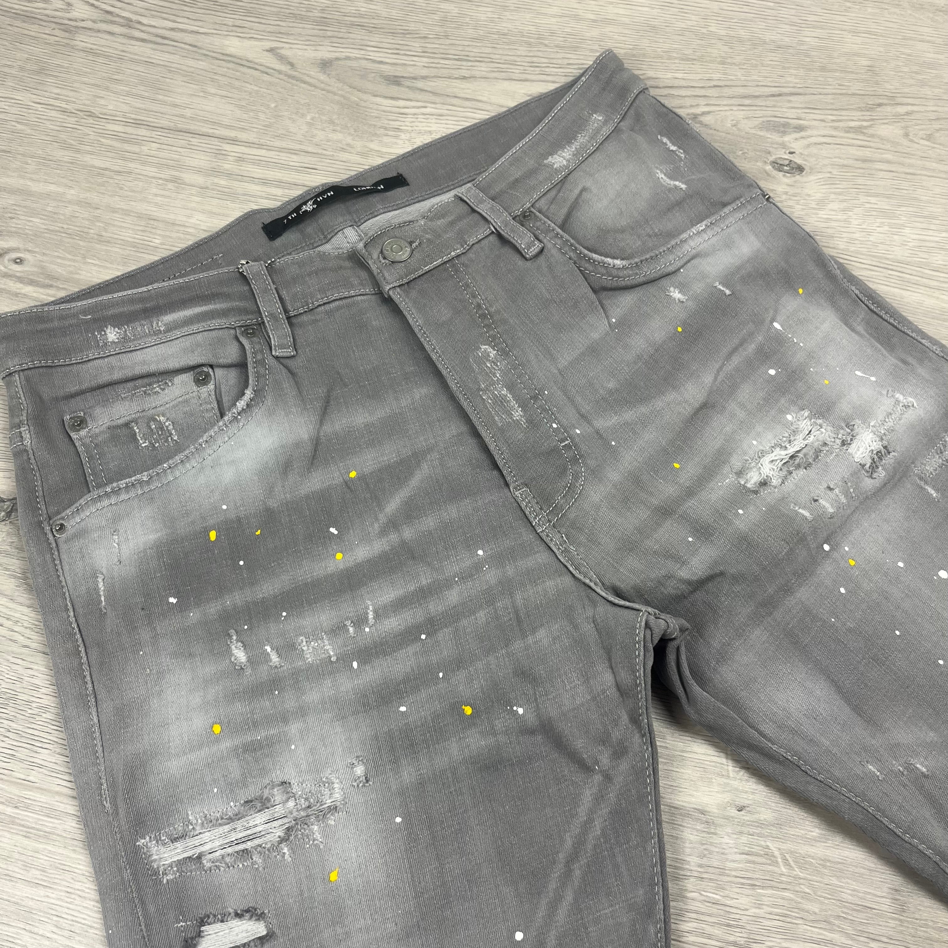 7TH HVN Slim Jeans - Grey