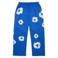DENIM TEARS COTTON WREATH BAGGY SWEATPANTS BLUE