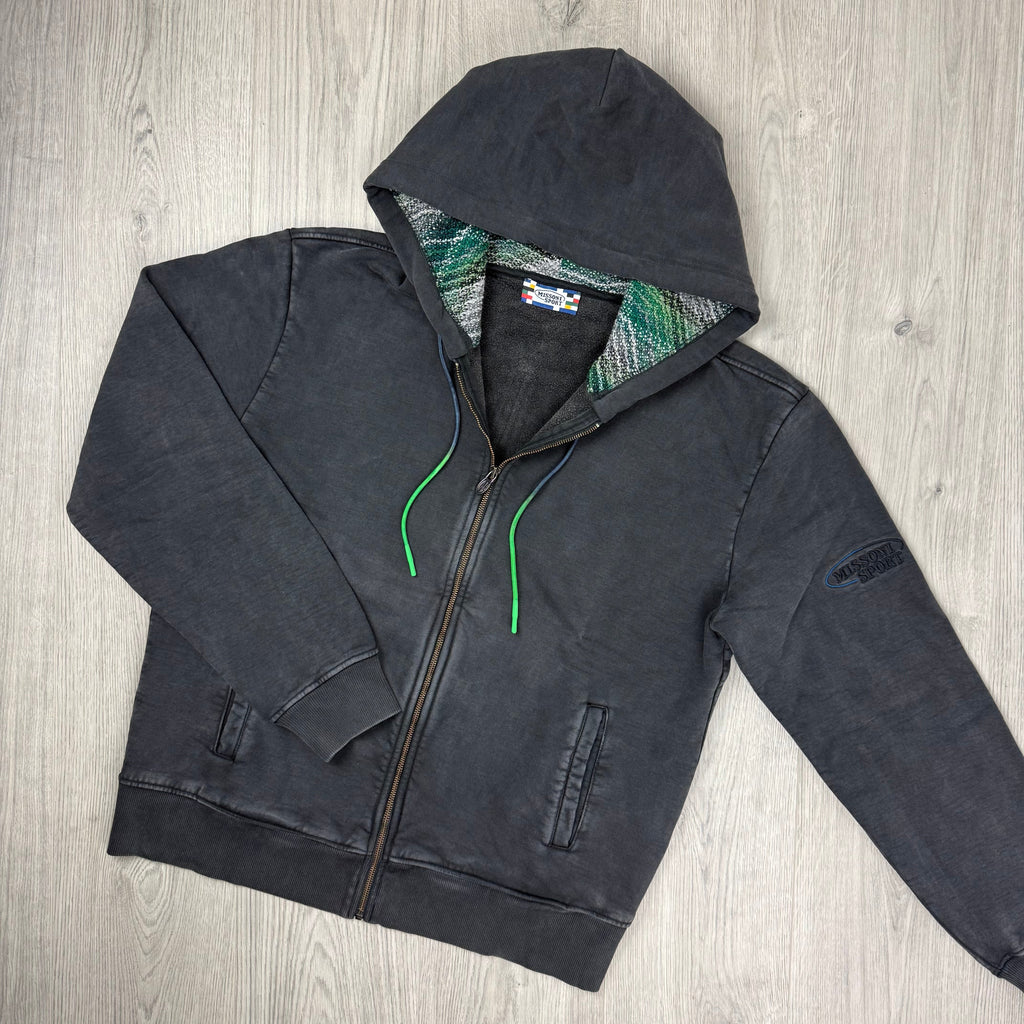 Missoni Sport Zip Hoodie - Black