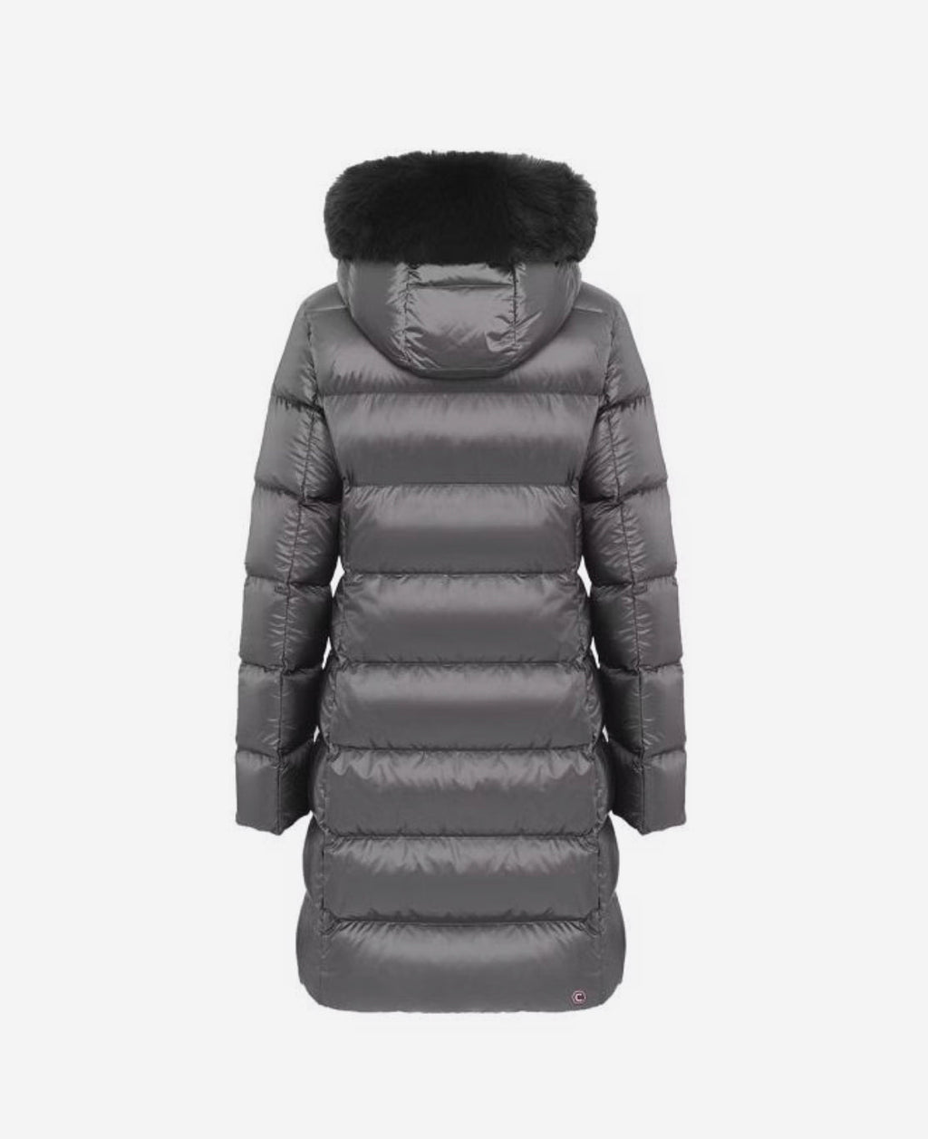 COLMAR DONNA GRIGIO LUNGO CON PELLICCIA